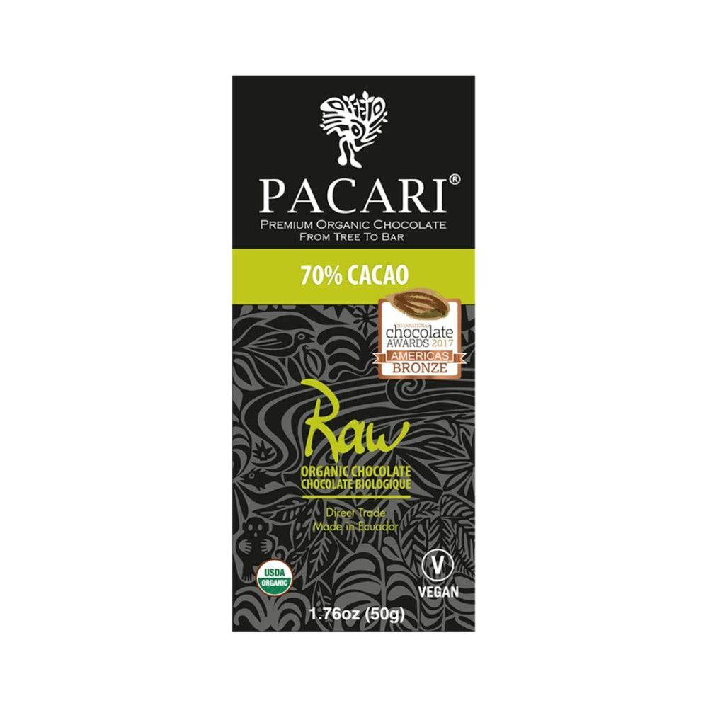 Pacari Raw Organic Chocolate - 70 % Cacao