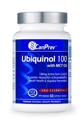 CanPrev Ubiquinol 100 with MCT Oil - 60 Softgels