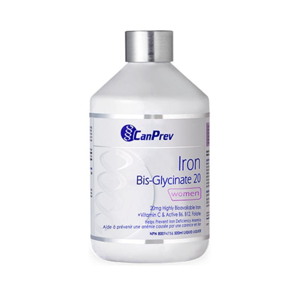 CanPrev Iron Bis-Glycinate 20 - 500 mL