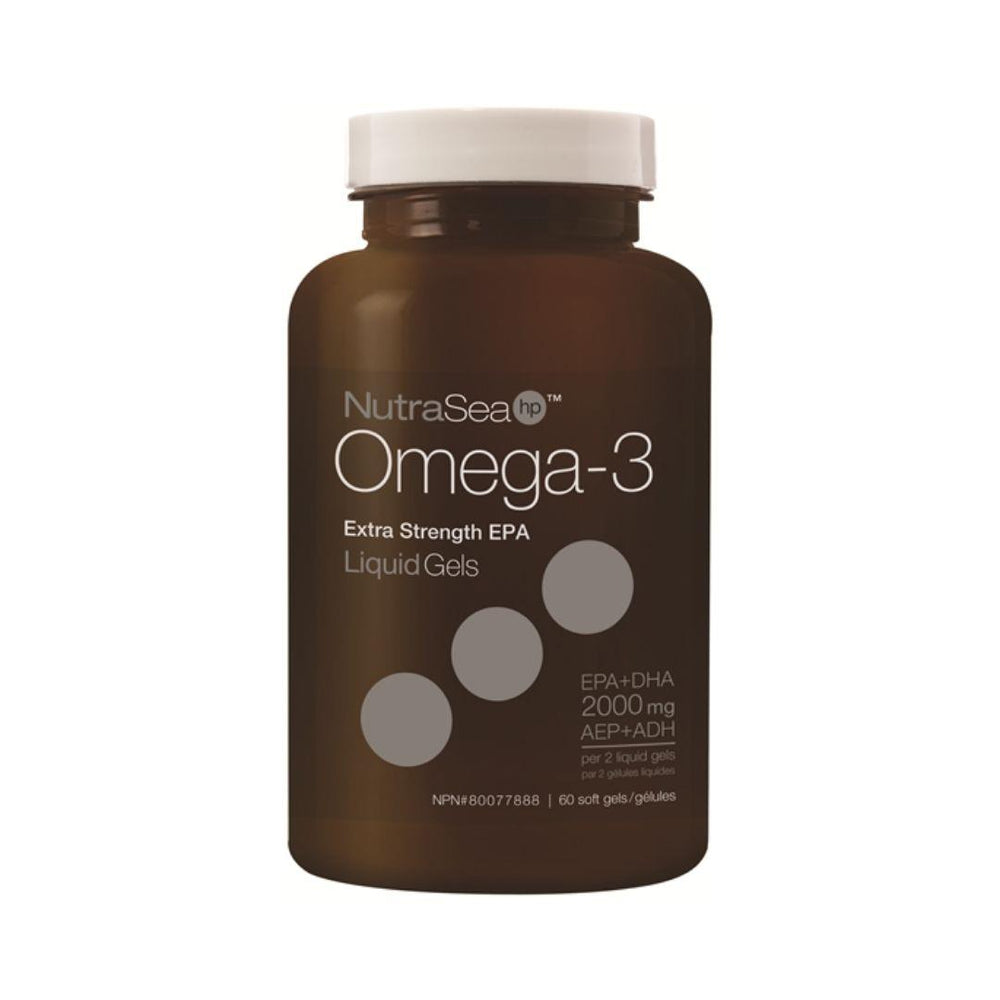 NutraSea HP Omega-3 Extra Strength EPA (EPA+DHA 2000 mg) - 60 Liquid Softgels