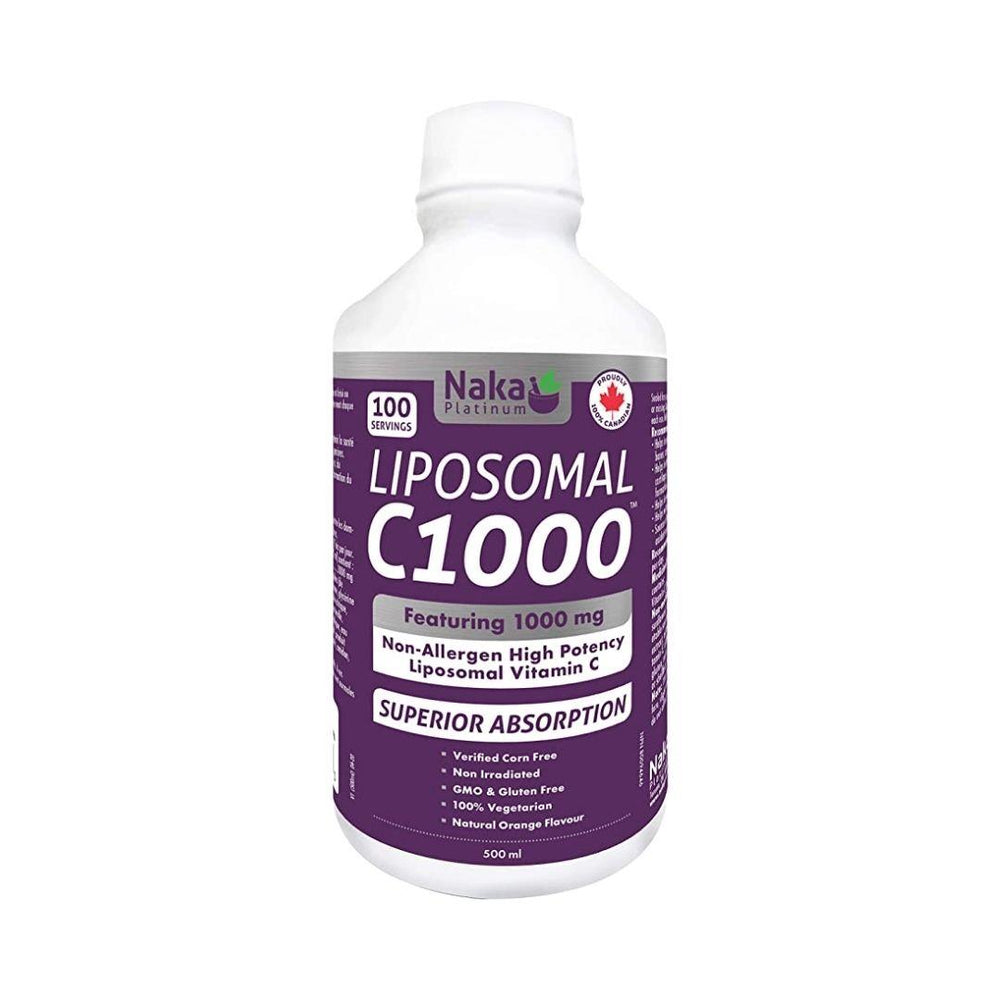 Naka Platinum Liposomal C1000 (Natural Orange Flavour) - 500 mL