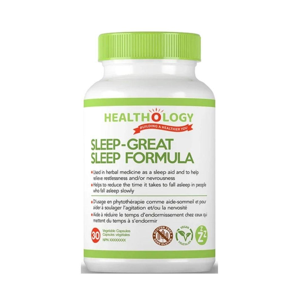 Healthology Sleep-Great Sleep Formula - 30 Capsules