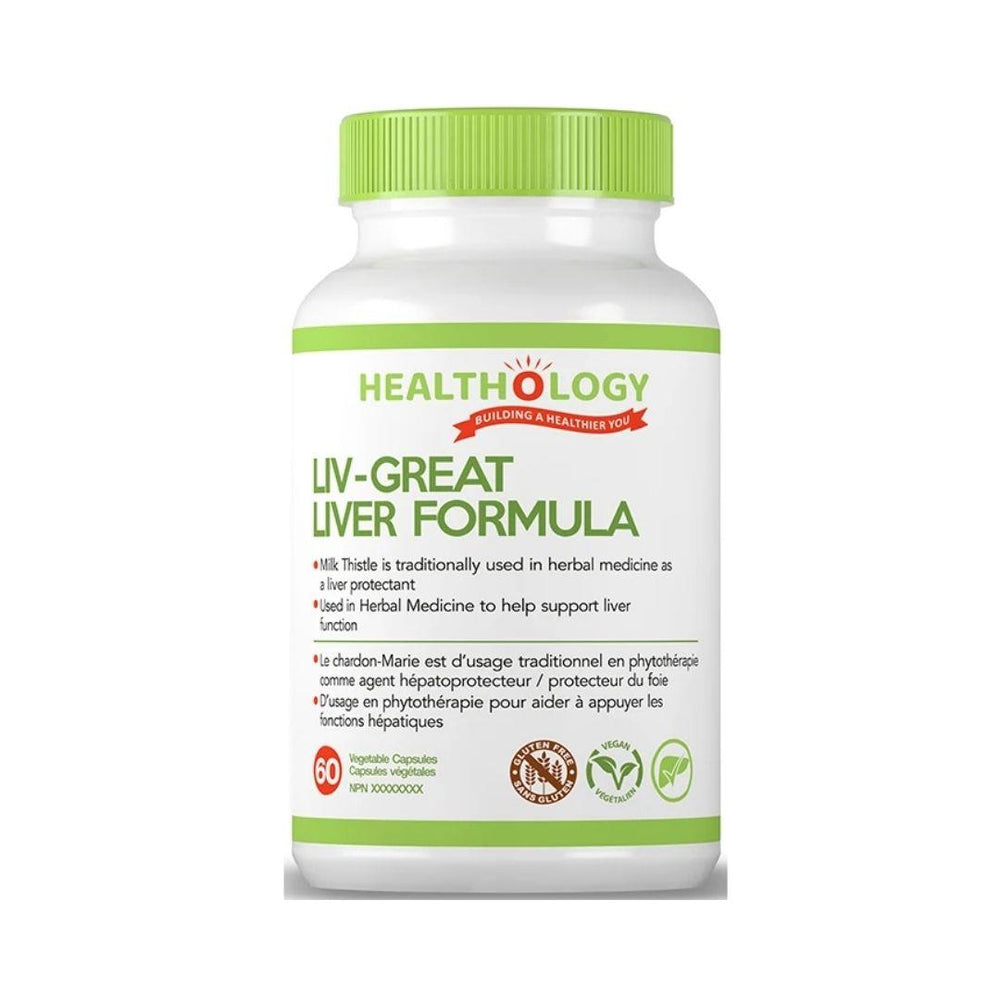 Healthology Liv-Great Liver Formula - 60 Capsules
