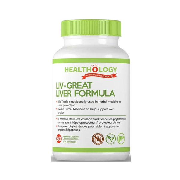 Healthology Liv-Great Liver Formula - 60 Capsules