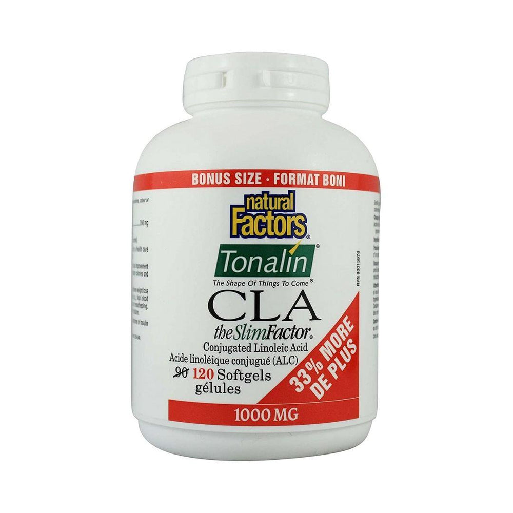 Natural Factors TONALIN CLA 1000MG Gelcaps