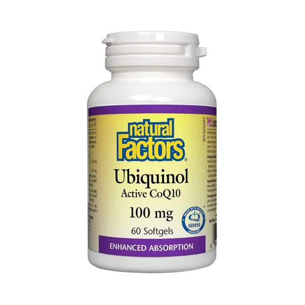 Natural Factors Ubiquinol 100mg Gelcaps