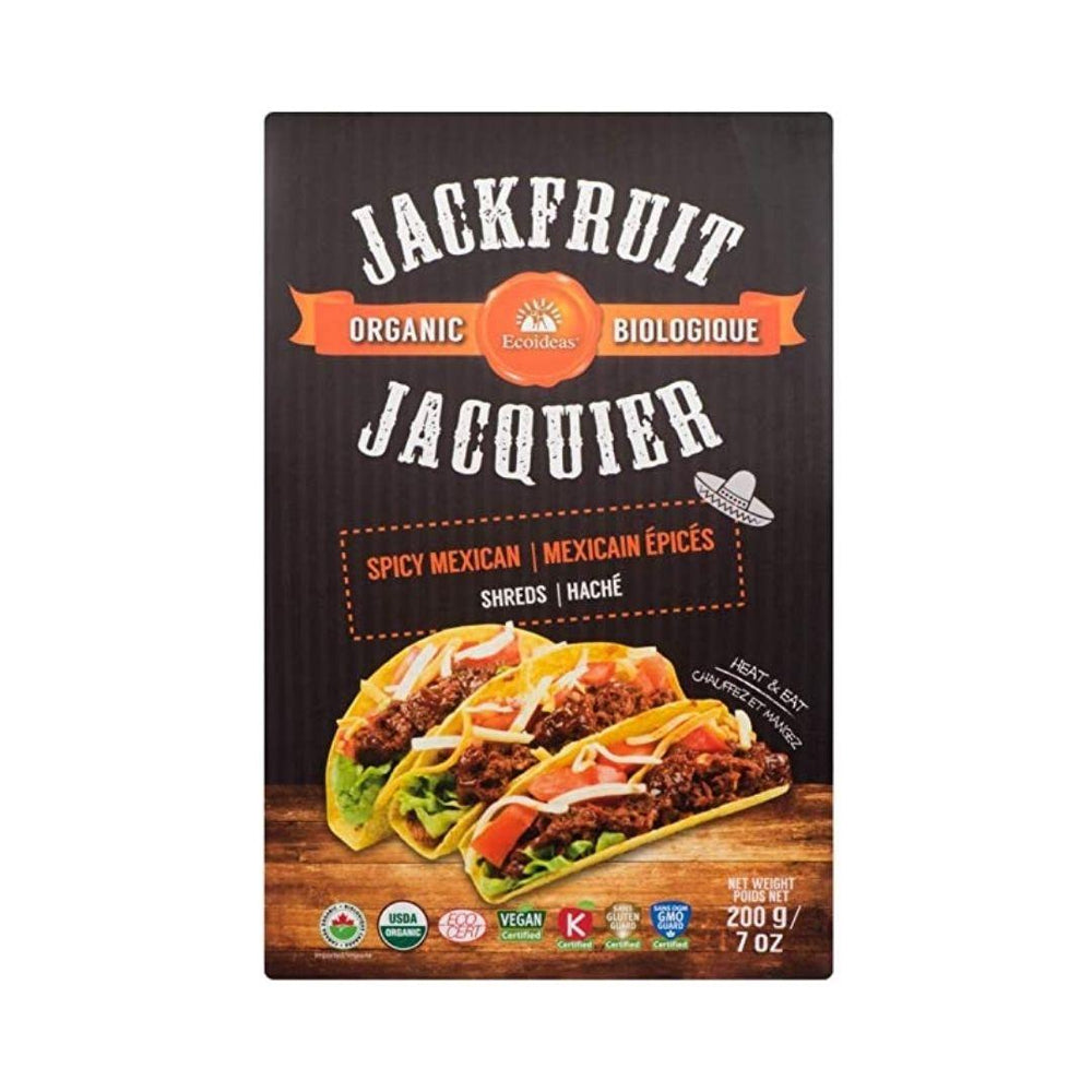 Ecoideas Organic Jackfruit Spicy Mexican Shreds - 200 g