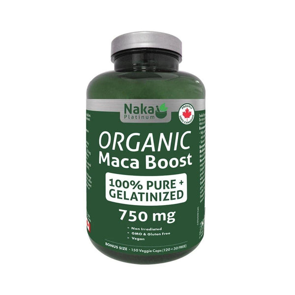 Naka Platinum Organic Maca Boost 750 mg - 150 Capsules