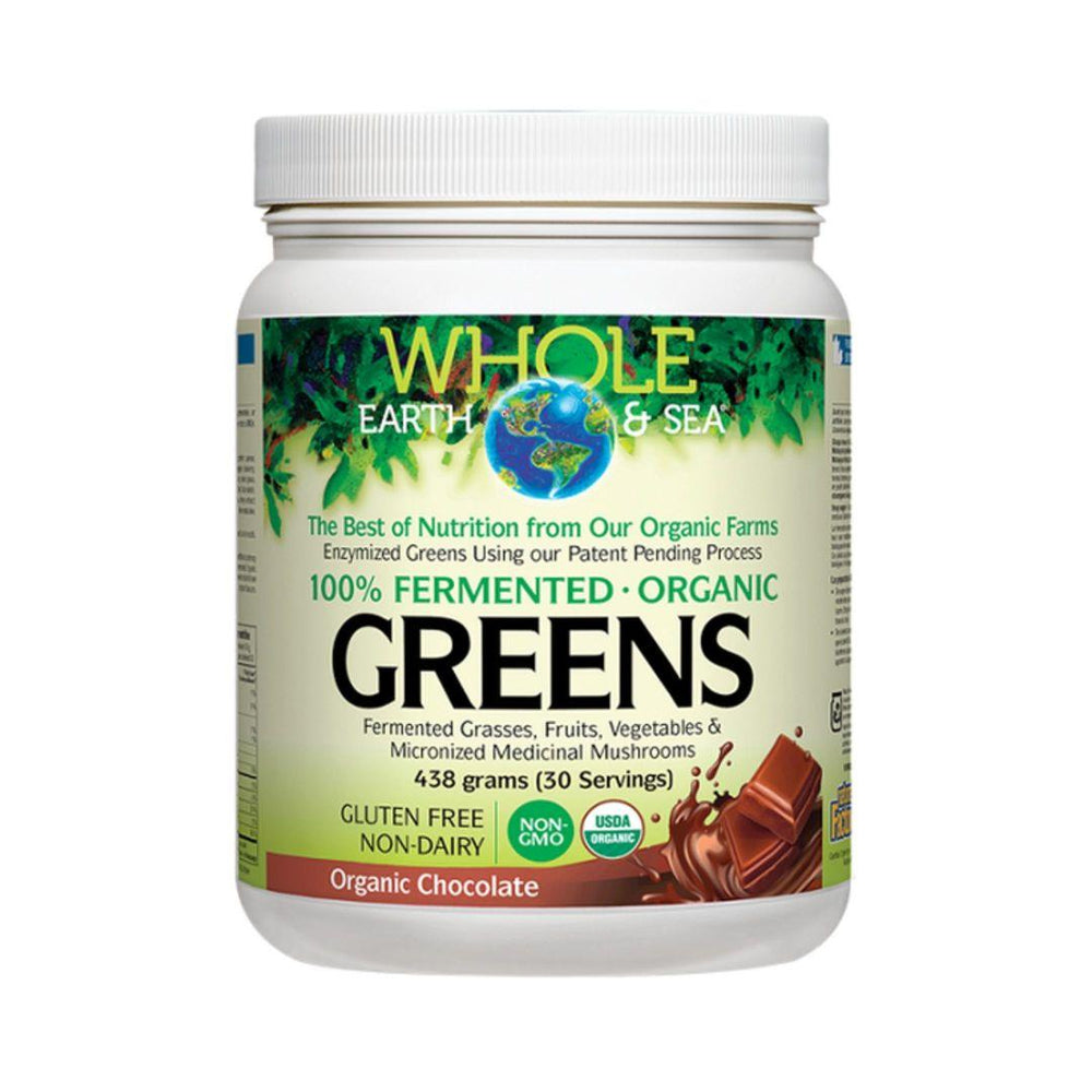 Natural Factors Whole Earth and Sea Fermented Greens Powder (Assorted Flavours)
