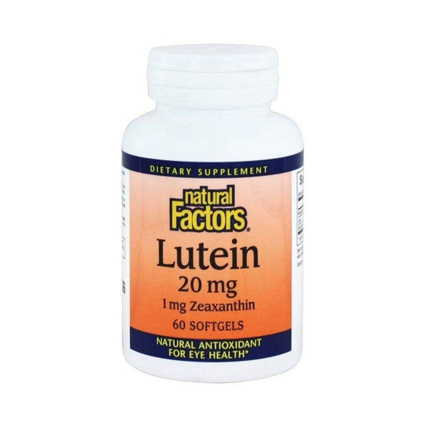 Natural Factors Lutein 20mg Gelcaps