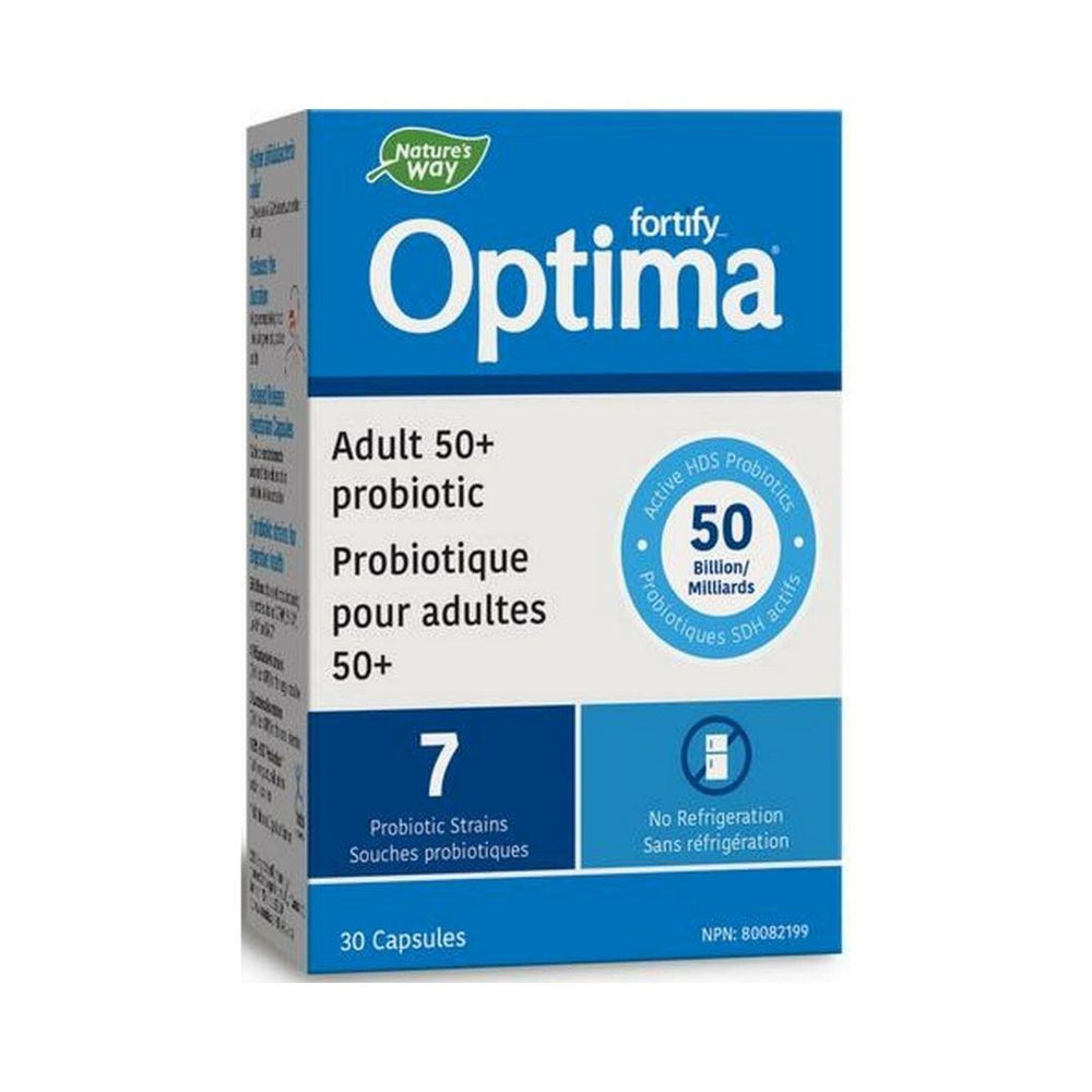 Nature's Way Fortify Optima Adult 50+ Probiotic 50 Billion - 30 Capsules