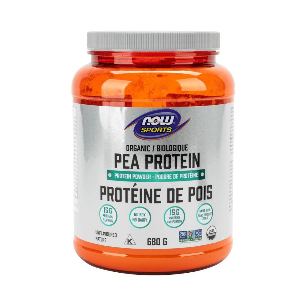 Now Sports Organic Pea Protein (Unflavoured) - 680 g