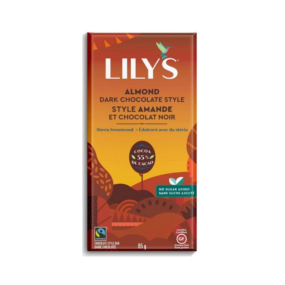 Lily's Salted Almond Dark Chocolate Style Bar - 85g