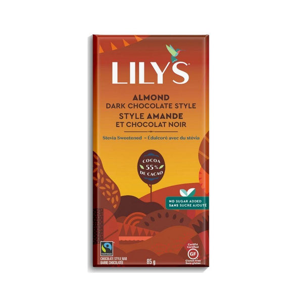 Lily's Salted Almond Dark Chocolate Style Bar - 85g