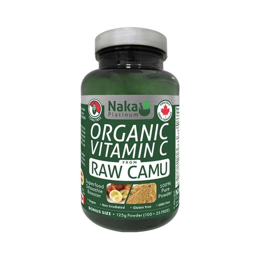 Naka Platinum Organic Vitamin C From Raw Camu - 125 g Powder