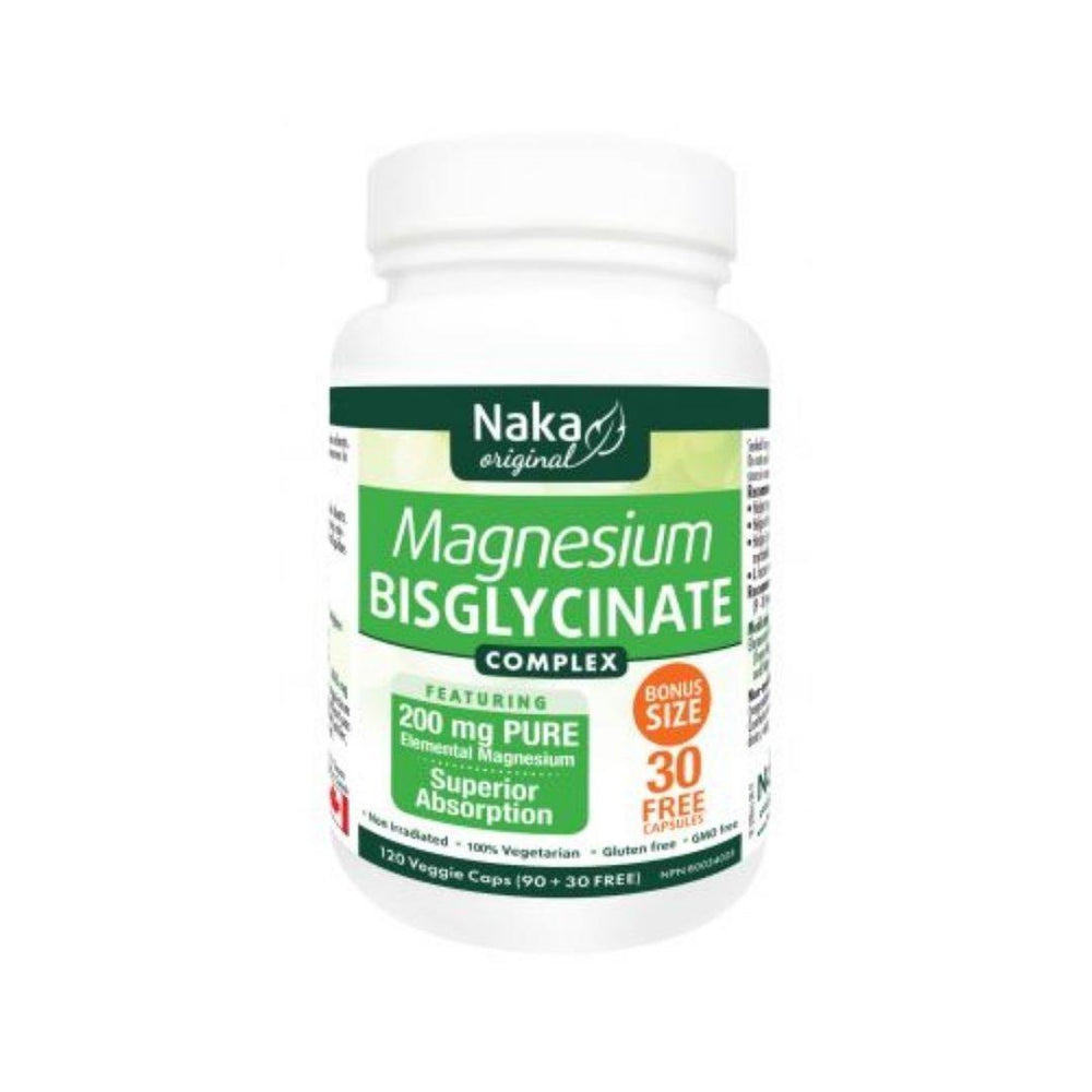 Naka Magnesium bisglycinate with magnesium oxide - 190caps