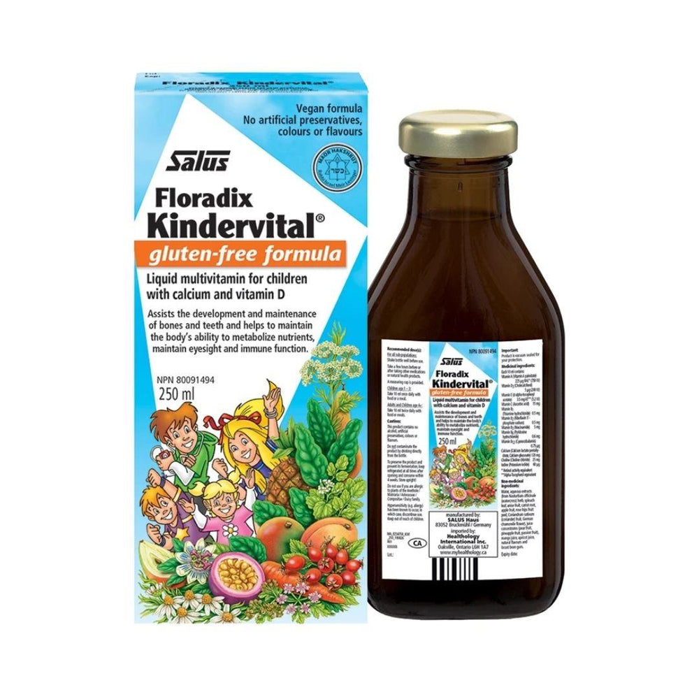 Salus Floradix Kindervital Liquid Multivitamin for Children - 250 mL