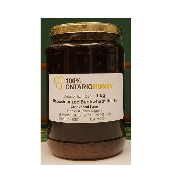 Unpasteurized buckwheat honey - 1kg