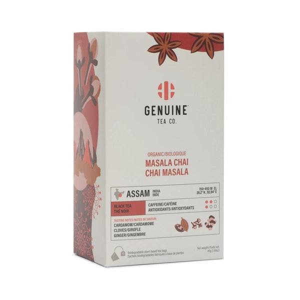 Genuine Tea Co. Organic Masala Chai - 15 Tea Bags