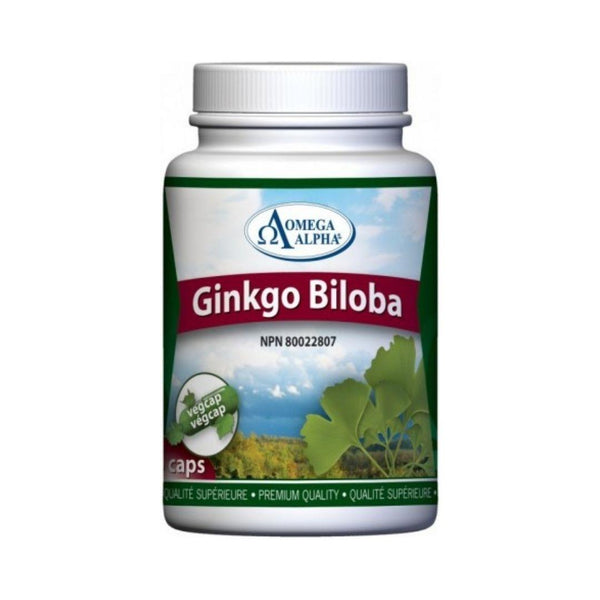 Omega Alpha Ginkgo Biloba - 60 Vegetable Capsules