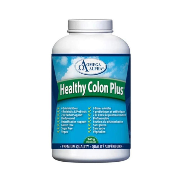 Omega Alpha Healthy Colon Plus - 340 g Powder