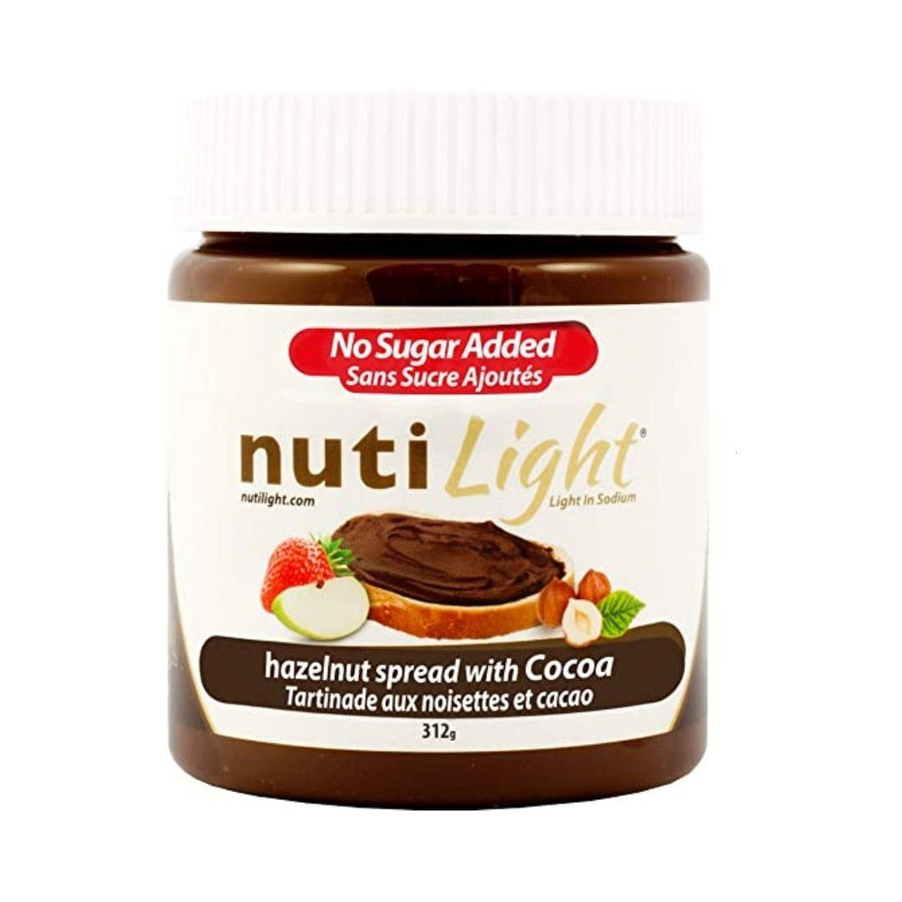 Nutilight hazelnut spread with cocoa - 312g