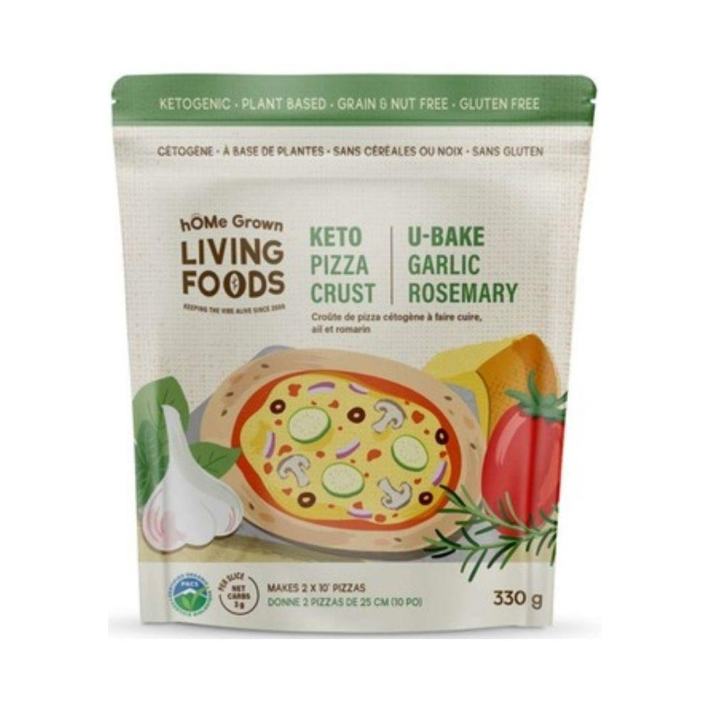 Home Grown Keto Pizza Crust (Garlic Rosemary) - 330 g