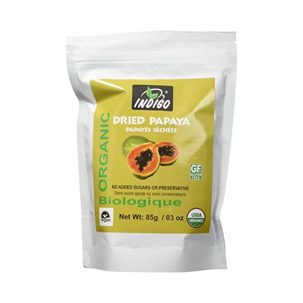 Indigo Organic Dried Papaya - 85 g