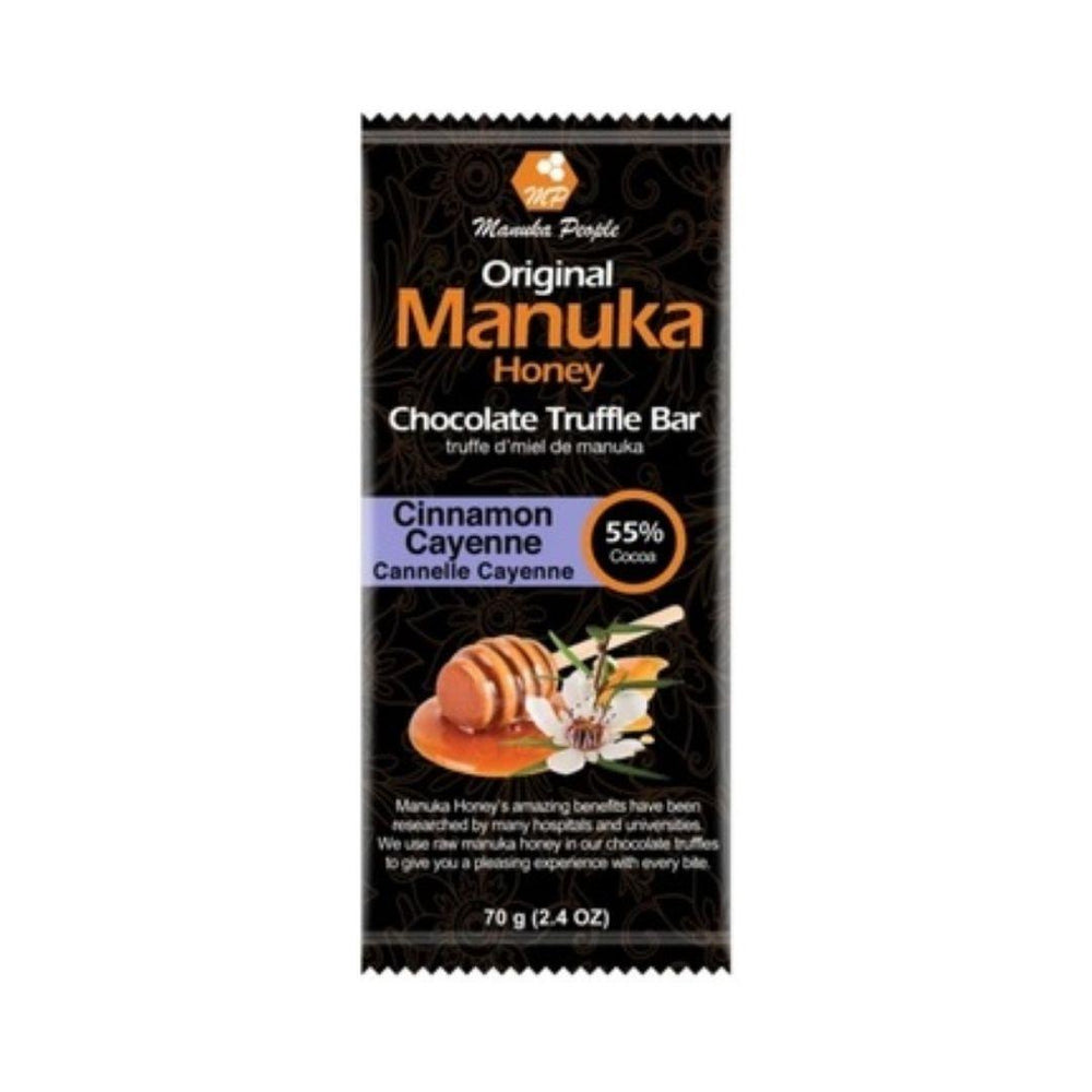 Manuka People Chocolate Truffle Bar Cinnamon Cayenne - 55% Cacao