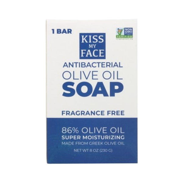 Kiss My Face Antibacterial Olive Oil Soap - 230 g