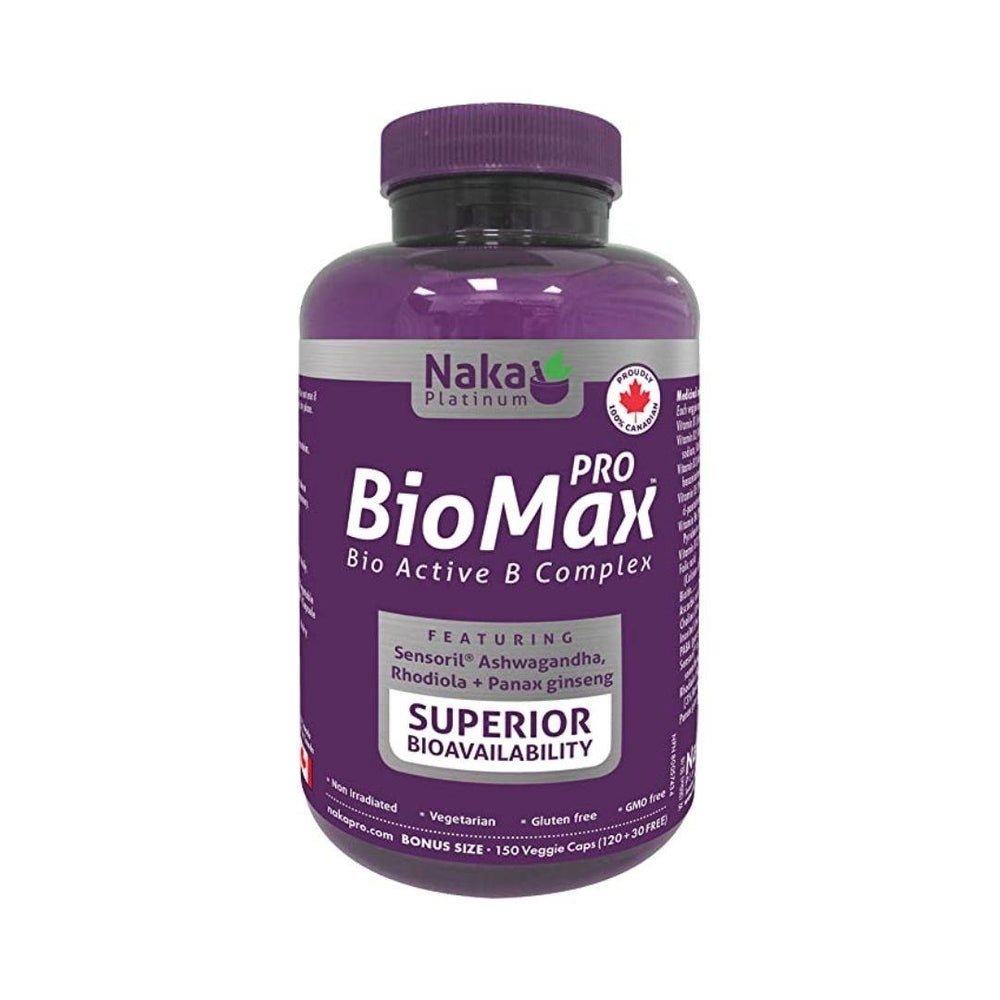 Naka Platinum Pro BioMax Bio Active B Complex - 150 Capsules