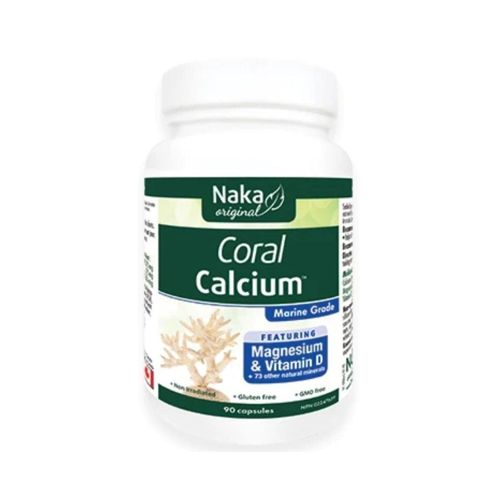 Naka Coral Calcium with Magnesium and Vitamin D - 90 Capsules