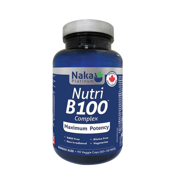 Naka Platinum Nutri B100 Complex (Maximum Potency) - 90 Capsules