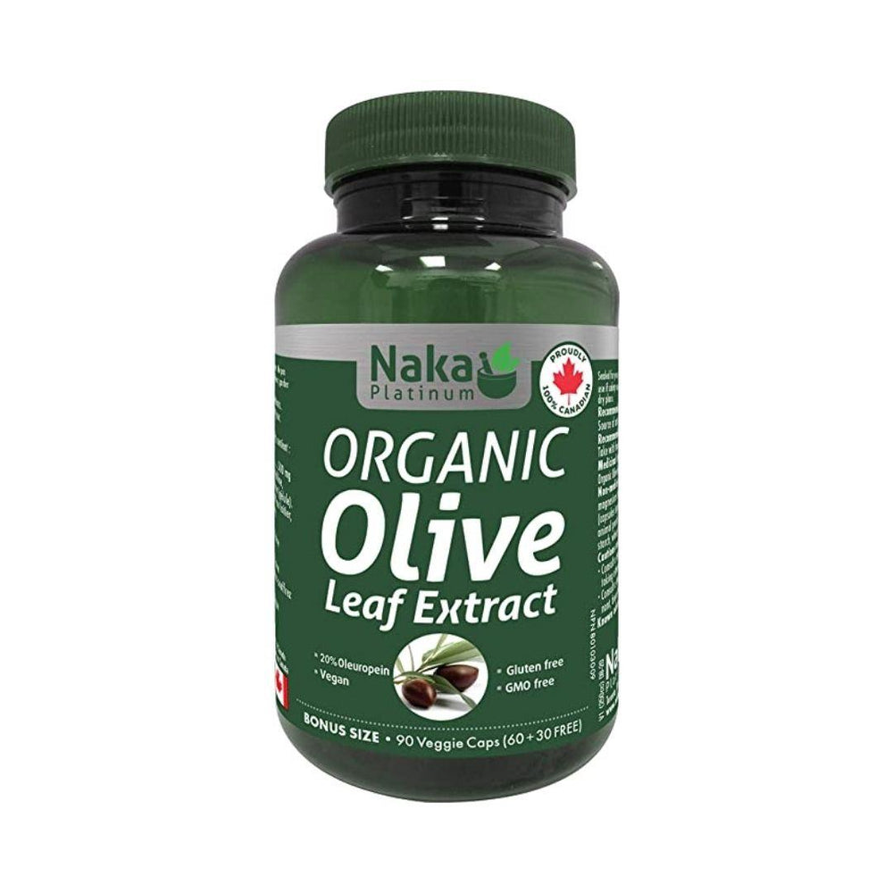 Naka Platinum Organic Olive Leaf Extract - 90 Capsules
