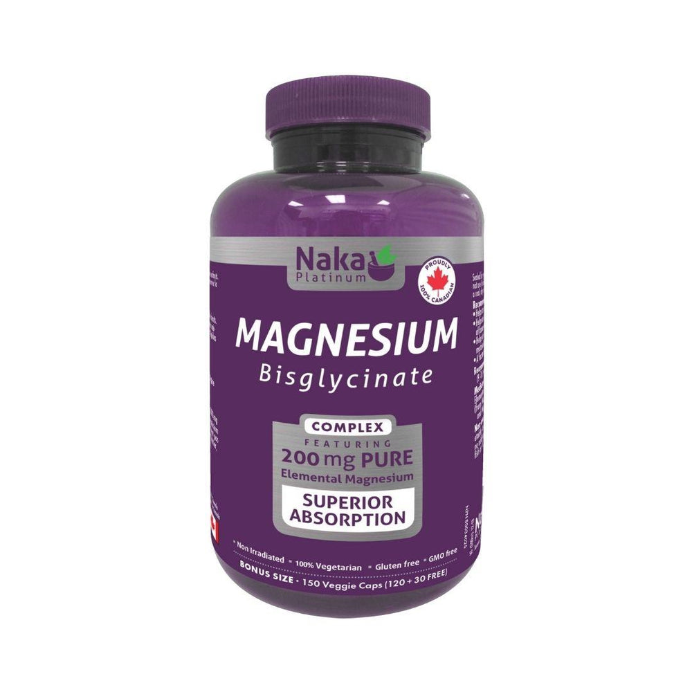 Naka Magnesium bisglycinate with magnesium oxide - 150caps