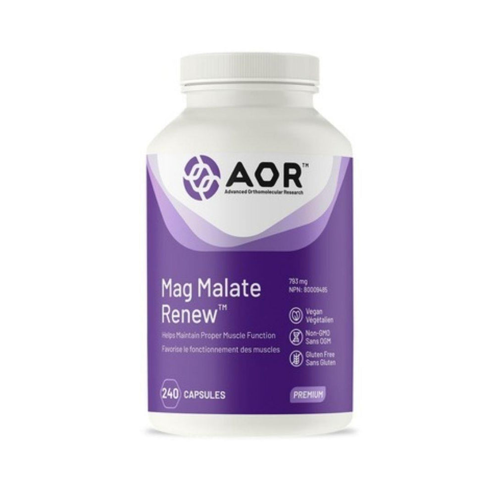 AOR Mag Malate Renew- 240 Caps