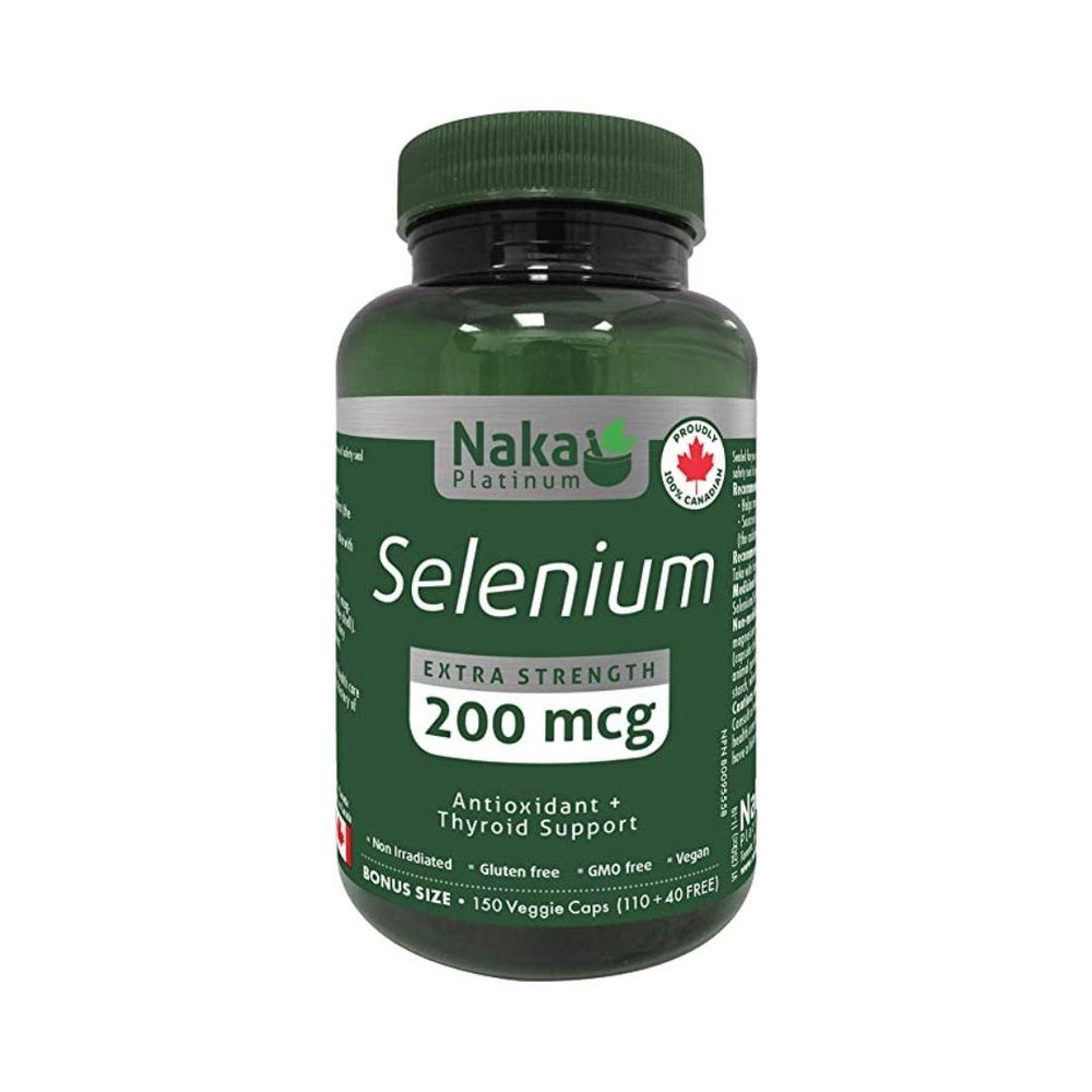 Naka Platinum Selenium Extra Strength 200 mcg - 150 Capsules