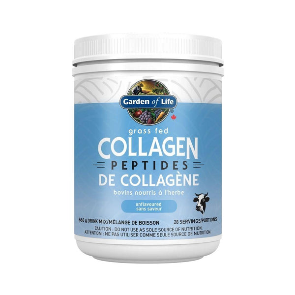 Garden of Life Grass Fed Collagen Peptides (Unflavoured) - 560 g