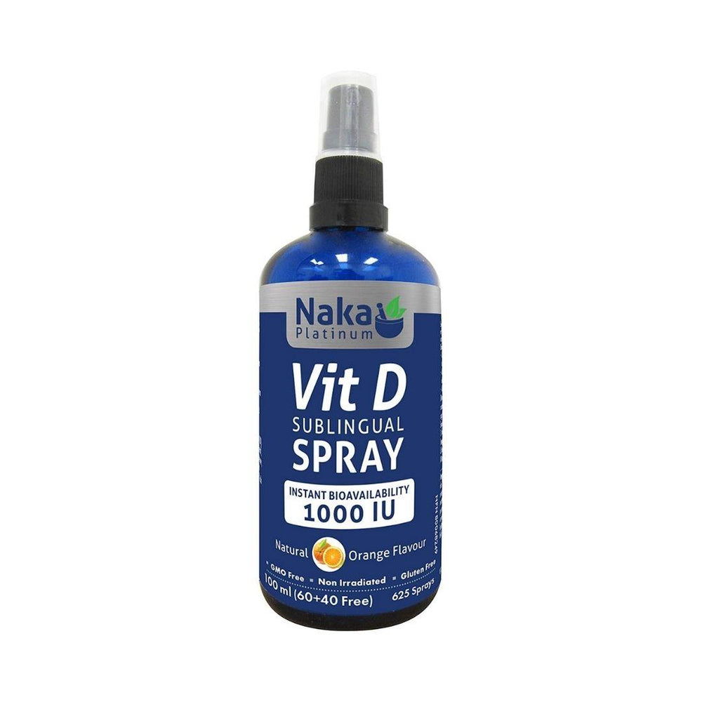 Sublingual Vitamin D Spray orange flavour - 100ml
