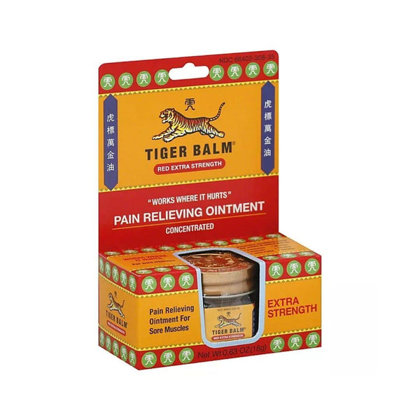 Tiger Balm Pain Relieving Ointment 18g (red strong)