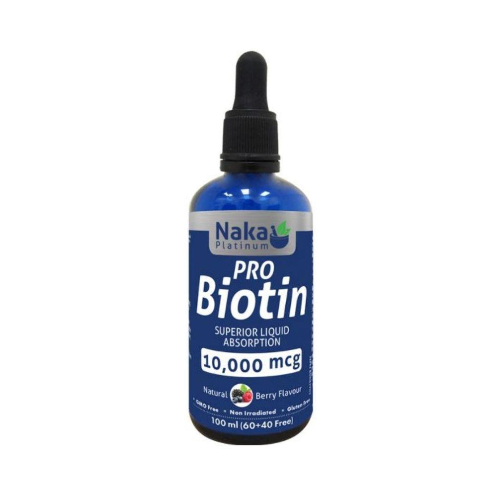Naka Platinum Pro Biotin 10,000 mcg (Natural Berry Flavour) - 100 mL