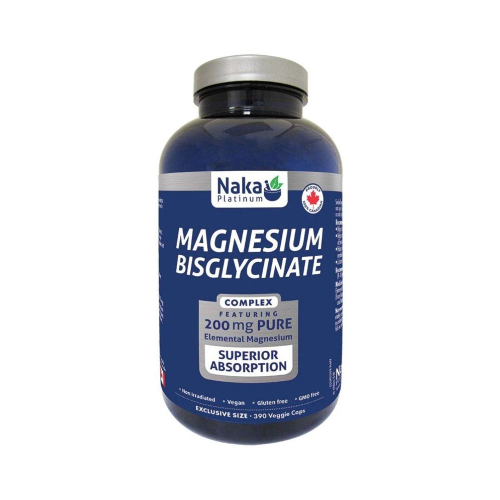 Naka Magnesium bisglycinate with magnesium oxide - 390caps