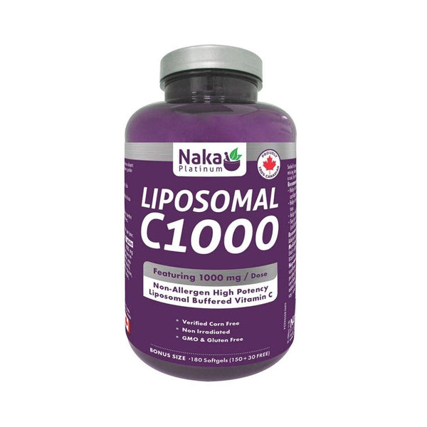 Naka Platinum Liposomal C1000 - 180 Softgels