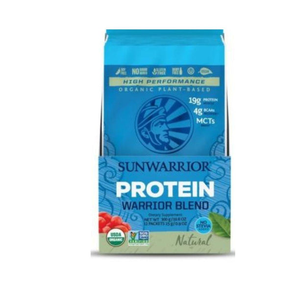Sunwarrior warrior protein blend Natural ***SINGLE SERVE PACKETS - 25g