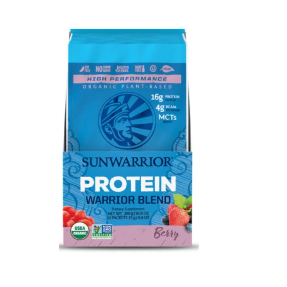Sunwarrior warrior protein blend berry ***SINGLE SERVE PACKETS - 25g