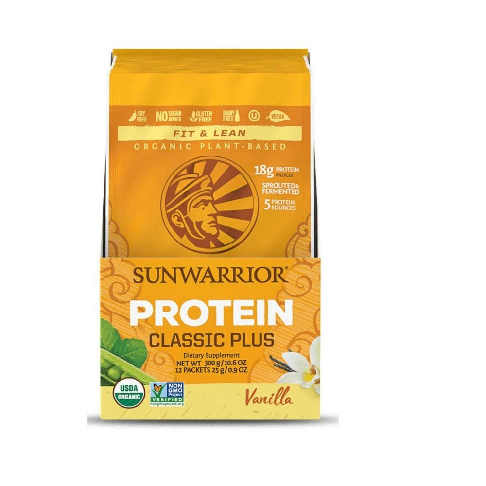 Sunwarrior protein Vanilla ***SINGLE SERVE PACKETS - 25g