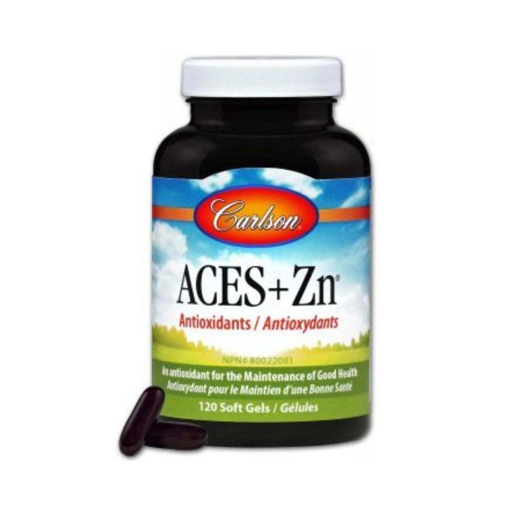 Carlson ACES + Zn Antioxidants - 120 Softgels