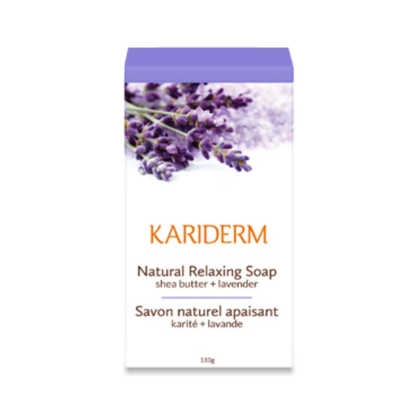 Kariderm Natural Relaxing Soap (Shea Butter + Lavender) - 110 g