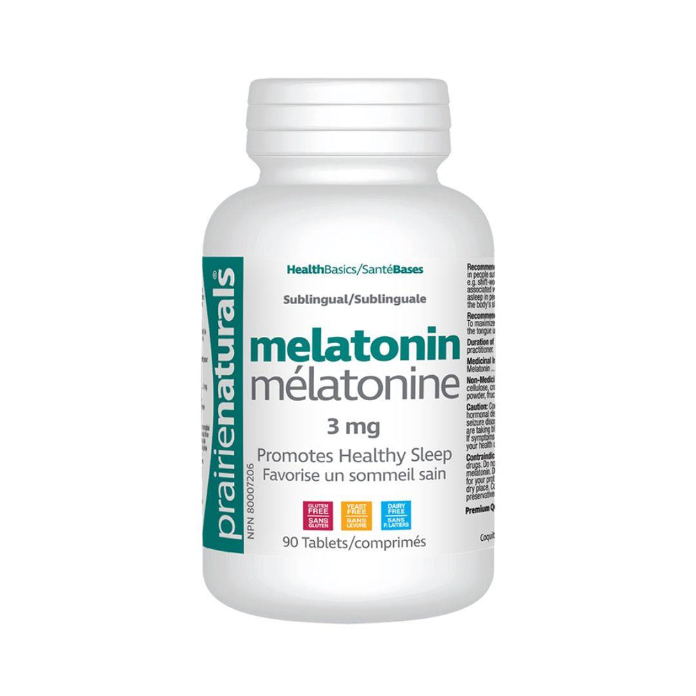 Prairie Naturals Melatonin (3 mg) - 90 Tablets