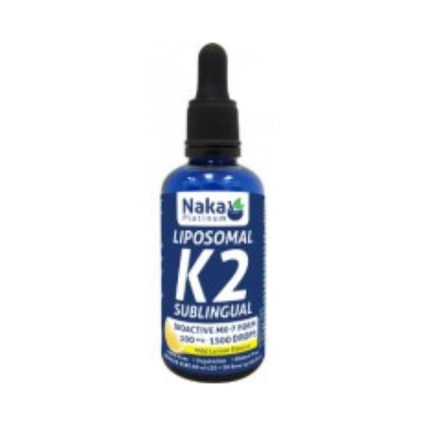 Sublingual liposomal Vitamin K2 drops Mild Lemon Flavour - 50ml